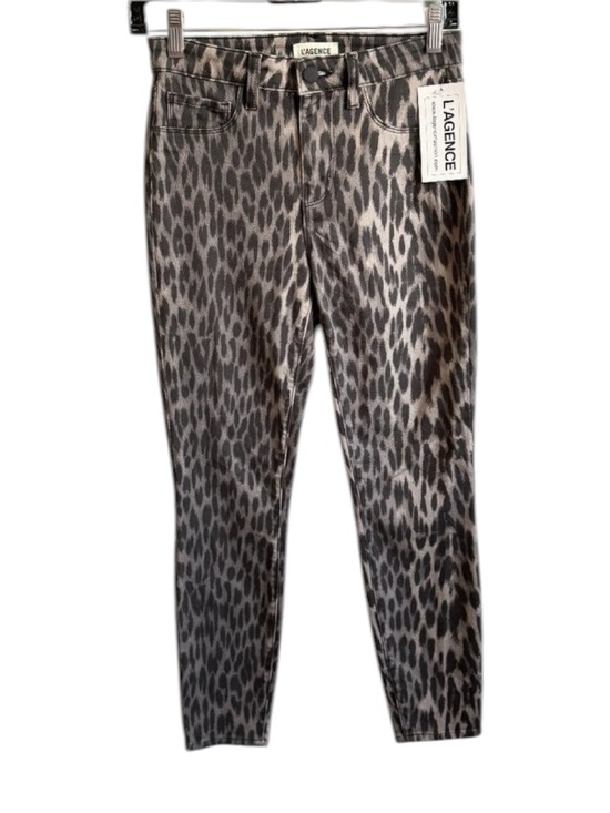 L'AGENCE Denim - NWT L'Agence Super Skinny Animal Print Jeans